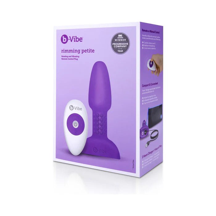 b-Vibe Rimming Petite Rotating and Vibrating Remote Control Plug
