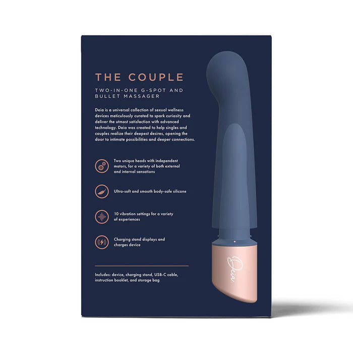 Deia The Couple G-Spot and Bullet Massager Silicone