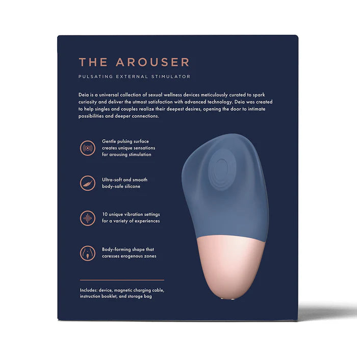 Deia The Arouser Pulsating External Stimulator Silicone
