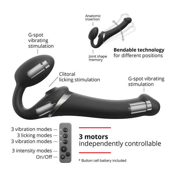 Strap-On-Me Multi Orgasm Bendable Strap-On